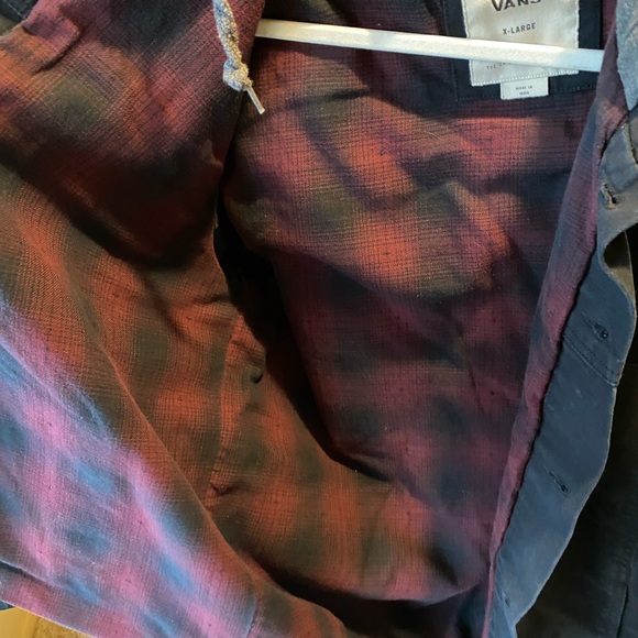 Vans Men's Black and Gray Hooded Jacket - Picture 3 of 5